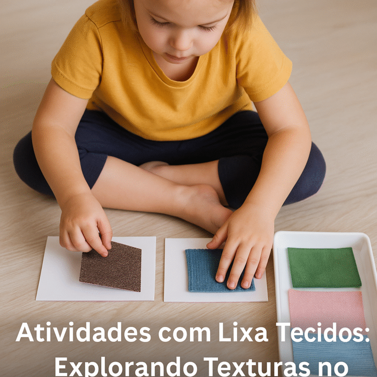 Atividades com Lixa e Tecidos
