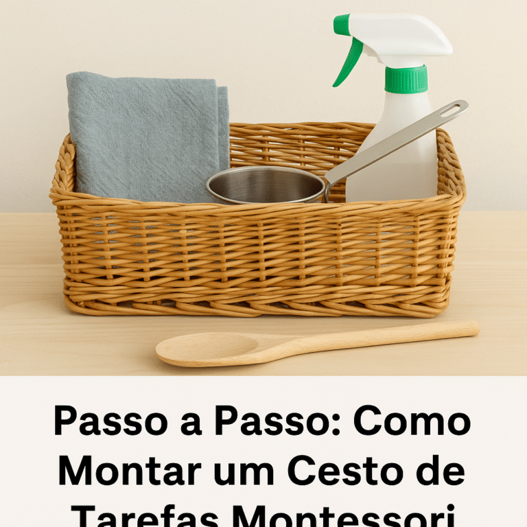 Passo a Passo: Como Montar um Cesto de Tarefas Montessori